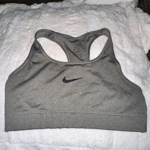GREY RAZORBACK NIKE PRO SPORTS BRA